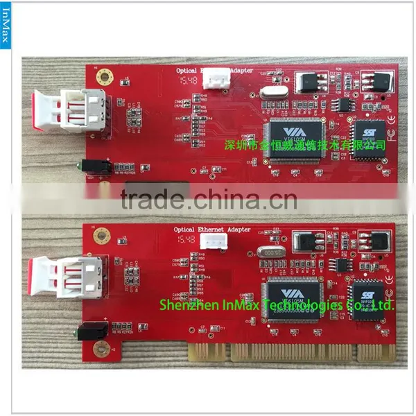 100M PCI Plastic Optic Fiber POF Optical NIC photo-4
