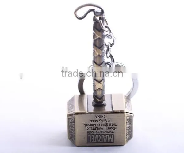 Newest Marvel Thor Keychain Thor Hammer Keychain Alloy Hammer of Thor Keychain photo-4
