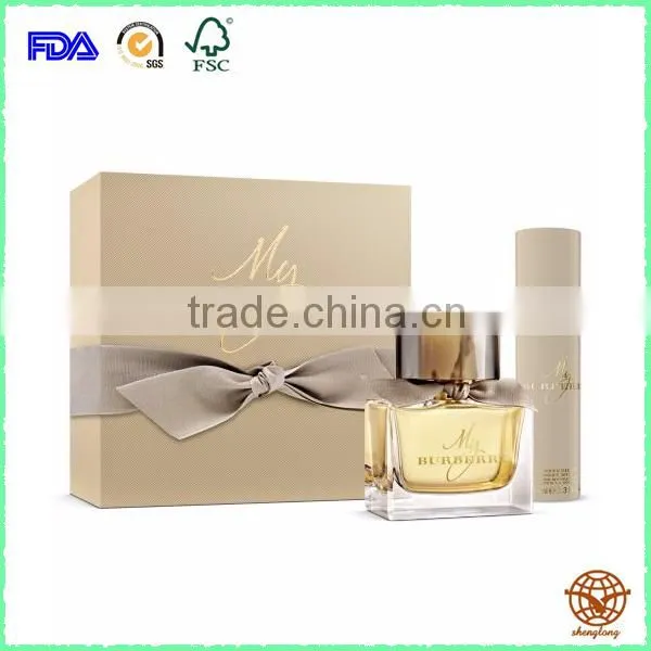2016 New Custom Printed Perfume Packing Box,Luxury Perfume Packing Box With Ribbon