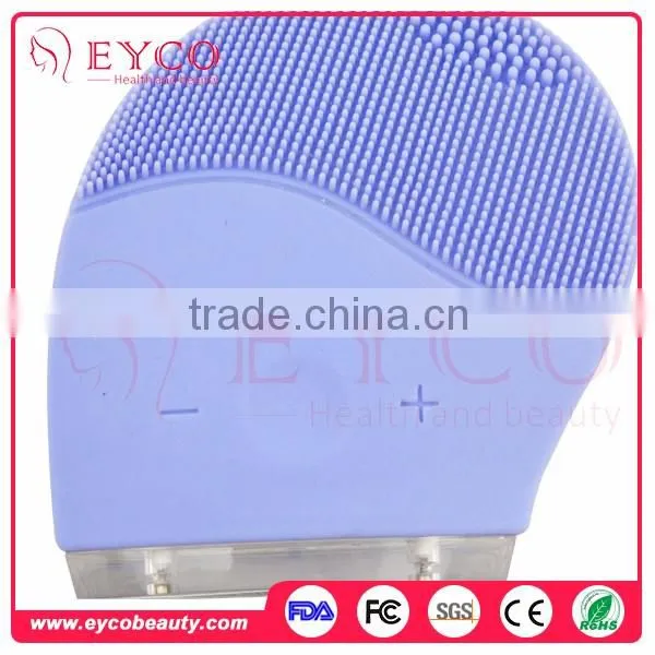 EYCO BEAUTY Rechargeable Sonic Natural Silicone Electric Facial Cleansing Brush photo-5