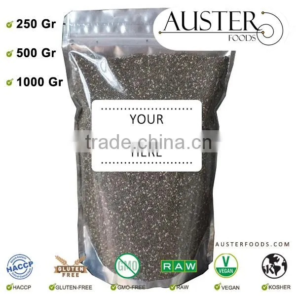 Chia Seeds Private Label - 1000 Gr / 2.20 Lbs