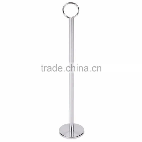 Bulk Stock Desktop Stainless Steel Restaurant Table Menu Card Holder (XJJD39) photo-2