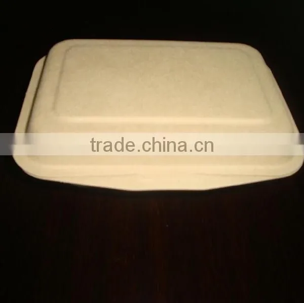 Eco Friendly Biodegradable Wheat Straw Disposable Paper Bento Lunch Box photo-2