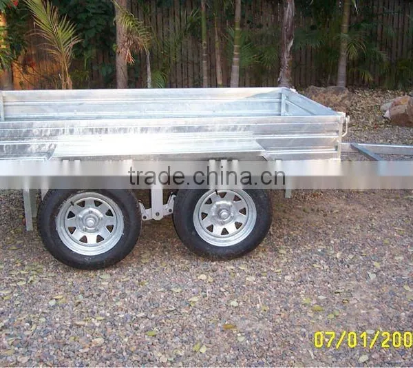 TANDEM 8x5 GALVANIZED BOX CAGE TRAILER photo-3