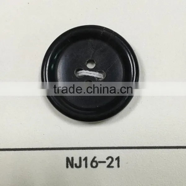 NJ16-21 Real Natural Buffalo Horn Buttons