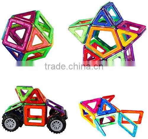 2016 Fashion Kids Wooden Originality Magnetic Building Block Brick Toys photo-3