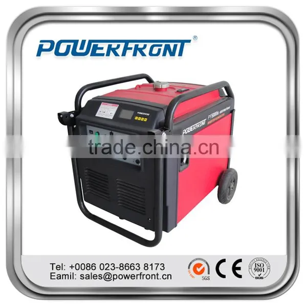 New Air Cooled 4 Stroke Single Cylinder 5kw Gasoline Portable Digital Inverter Generator photo-2