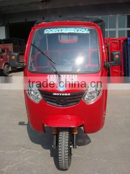 Chinese Three Wheel Adult Gasoline Moped Cabin Cargo Tricycles photo-3