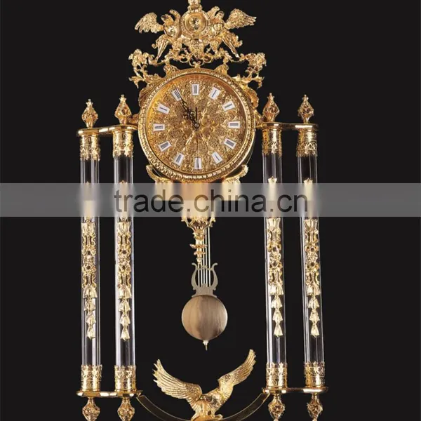Amazing Flower Decorative Wall Clock, Copper Cast Wall Clock, French Elegant Design Wall Clock photo-6