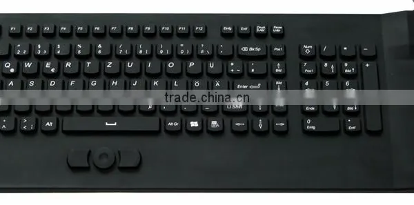 JH-IKB108 Industrial Keyboard With Built in Mouse Silicone Waterproof With USB and PS/2