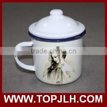 New Fashion Retro Style Enamel Cup Heated Coffee Mug photo-4
