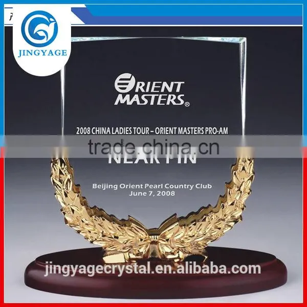 Trade Assurance Factory Wholesale Replica Flame Shaped Global Achievement Crystal Award photo-2