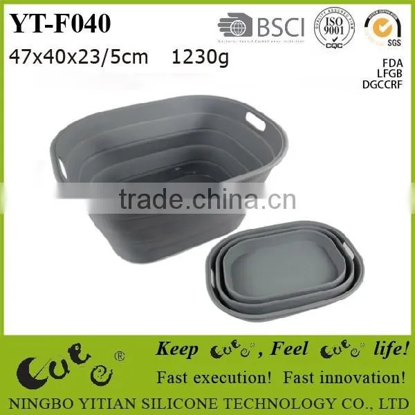 Food Grade Silicone Collapsible Basin