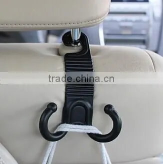 2014 Hot Selling Seat Back Car Hook ,Double Vehicle Hangers,Car Headrest Hook photo-2
