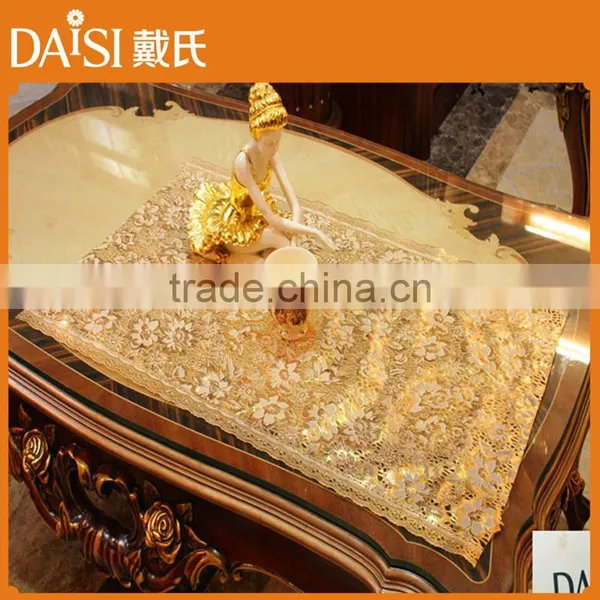 50cm*20m High Quality Colorful and Beautiful Printing PVC Lace Table Cloth photo-4