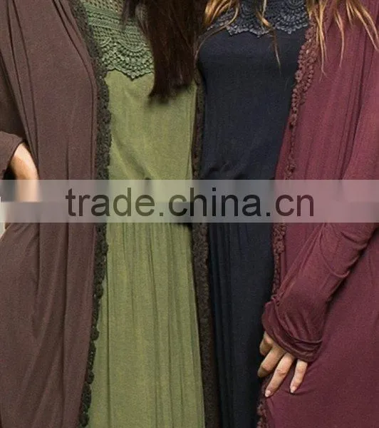 Women Full Length Cocoon Duster Ladies Extra Long Cardigan New Arrival photo-5