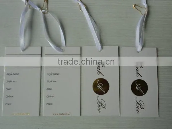 2017 Custom High Quality Paper Hang Tags for Clothing photo-2