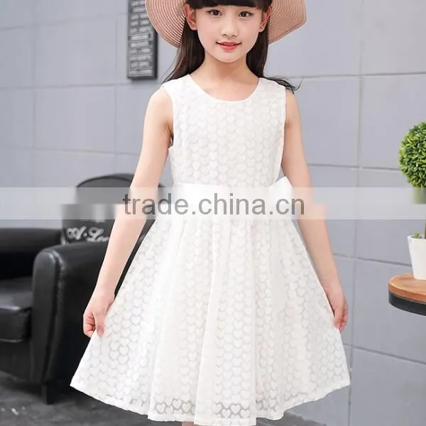 Zm35614a Fashion Kids Party Dresses New Model Girls Sleeveless Dress photo-2
