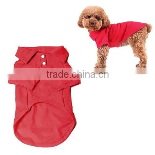 Blank Pet Puppy Summer Shirt Pet Clothes T Shirt photo-2