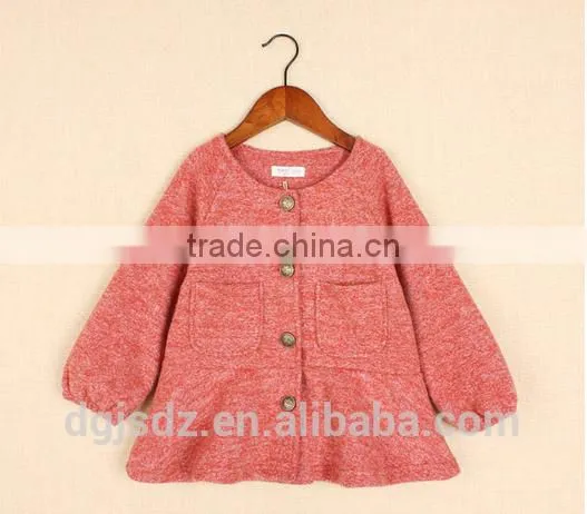2015 Fancy Baby Coat Designs Wholesale Outfit Jacket for Gils Kids Alpaca Coat photo-2