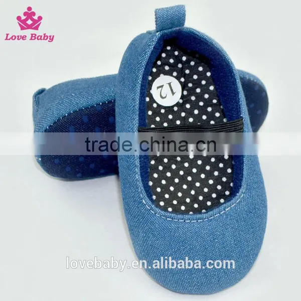 Denim Color Point Baby Girls Prewalker Shoes Buster Brown Baby Walking Shoes LBF2015122304 photo-5