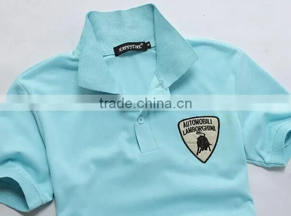 Custom Fashionable and Best Fit Plain Short Sleeve Polo T-shirt Manufactures in Guangzhou China photo-5