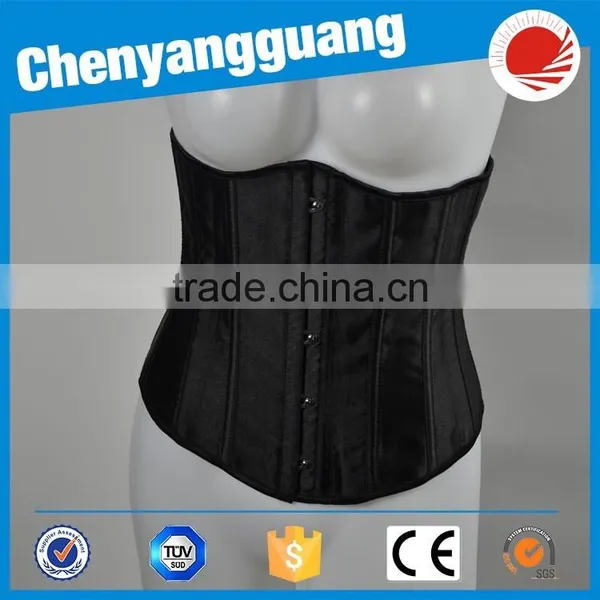 CYG-black Corset Busk Non-latex Corset Wearable Black Corset photo-5