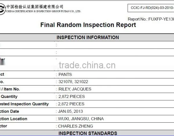Quality Inspection Service in Pants photo-2