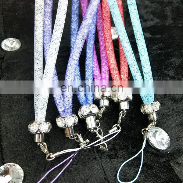 2016 Most Popular Mobile Phone Case Jewelry Hanging Rope , Crystal Mobile Phone Lanyard Straps photo-6