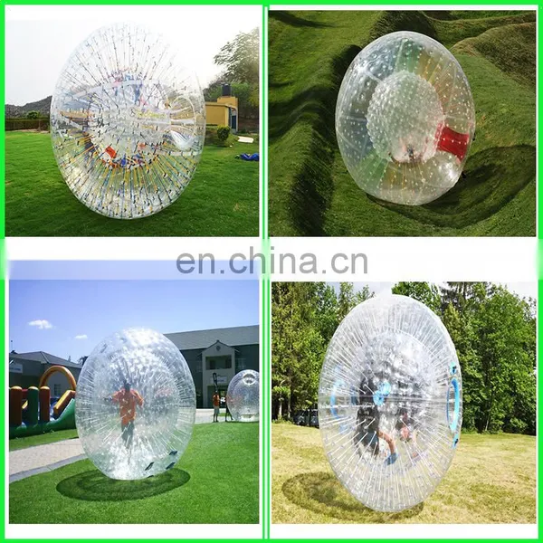 Running Fun CE PVC Inflatable Hamster Zorb Ball for Adults, Crazy Rolling Grass Zorb Balls for Sale photo-4