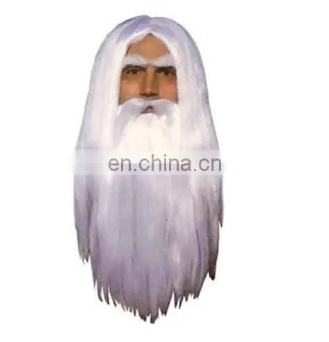 Halloween Carnival Party Wizard Wig for Adults photo-6