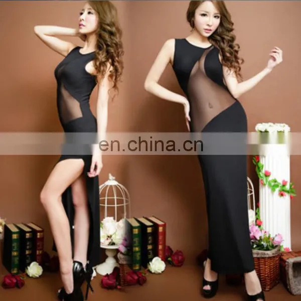 Black Hot Sexy Women Mommy and me Maxi Dress