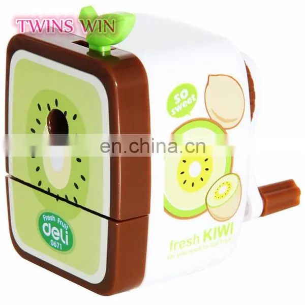 Best Selling School Stationery Items List With Price Photos ,America Hottest Funny Fruit Design Plastic Pencil Sharpener Machine photo-2