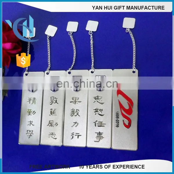 Wholesale Custom Handmade Gold Plated Brass Bookmarks photo-5