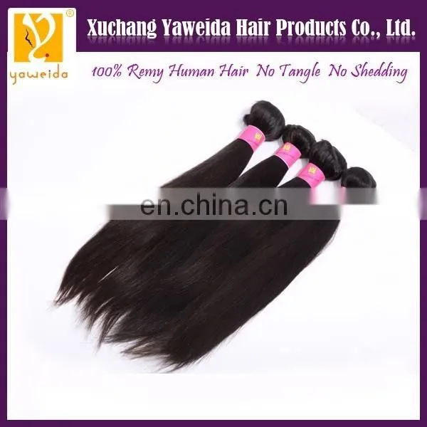 Xuchang Best Quality Hair Chinese Silky Straight Natural Color Hair Weaving photo-2
