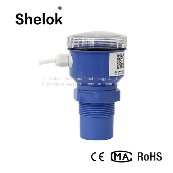 RS485 GPRS Wireless Ultrasonic Water Tank Liquid Level Meter Sensor photo-3
