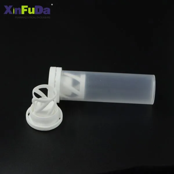 White Plastic 99 Vitamin c Tubes for Effervescent Tablet With Desiccant Silica Gel