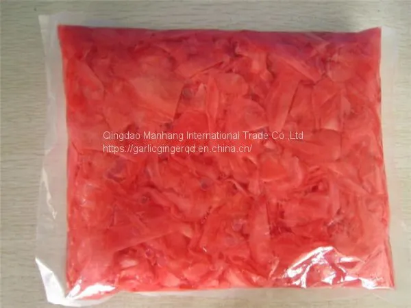 Sushi ginger red