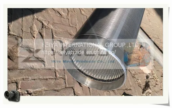 Stainless Steel No Magnetic Wedge Wire Water Well Screen photo-3