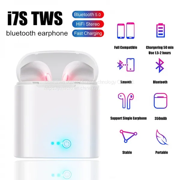 I7s TWS 5.0 Mini Earphones Wireless Headset Stereo Headphones Sport Earbud photo-5