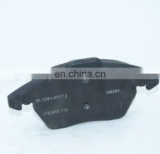 China Top Quality German Car Brake Pad 8E0698451A 4D0 698451D for A1 A2 A3 photo-2