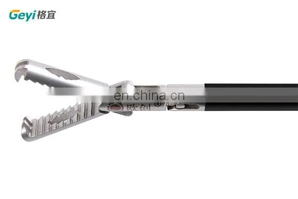 2.8mm Autoclavable Laparoscopic Rat-teeth Forceps Pets Veterinary Surgical Instruments photo-2