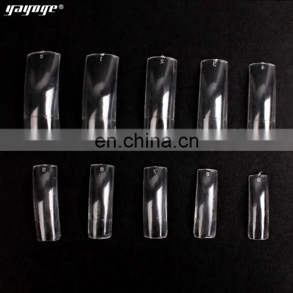 Nail Remover Cleaning Tools With Box Tips Clear French C Curve Nail photo-4