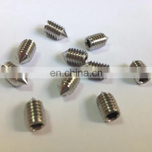 DIN913 DIN914 DIN915 DIN916 Hex Socket Set Screw Grub 4-40 Taper Set Screw 4x3 Oval Point Ansi B18.3 photo-3