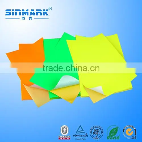 SINMARK Color Label Sticker Paper a4 Label Waterproof Sticker photo-2