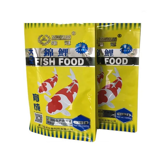 Stand Up Pouch With Zipper For Koi Food Custom Plastic Packaging Pet Food Packaging Bag Aluminum Foil Poly Bags Pouch Food photo-5