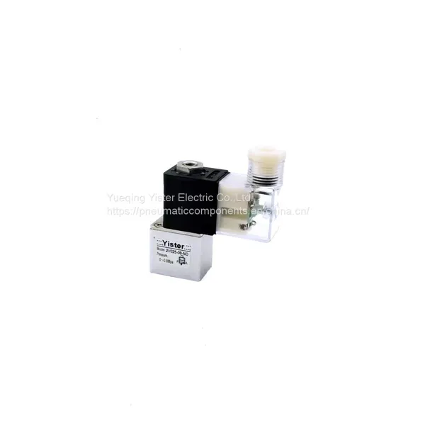 AC220V Normally Open 2/2way Mini Air Compressor Solenoid Control Valve photo-2