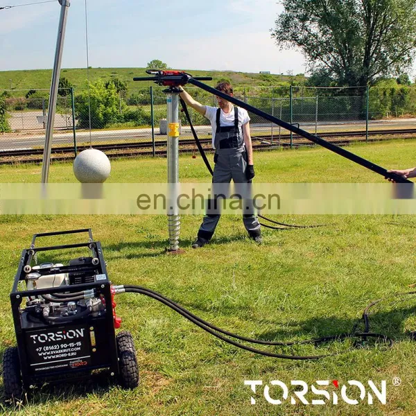 Hydraulic Ground Screw Pile Driver / Screw Piles Installation Equipment photo-3