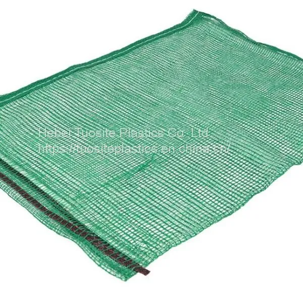 Firewood Mesh Bag Red PP Leno 20kg 25kg 30kg Firewood Packing Breathable Mesh Bag photo-2