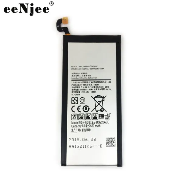 For Samsung GALAXY S6 SM-G920 G920F G920i G920A G920V G9200 G9208 G9209 EB-BG920ABE Mobile Cell Phone Replacement Battery photo-4